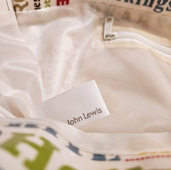 4/$20 John Lewis Christmas 🎄 Shopper Tote Bag - Picture 4 of 7